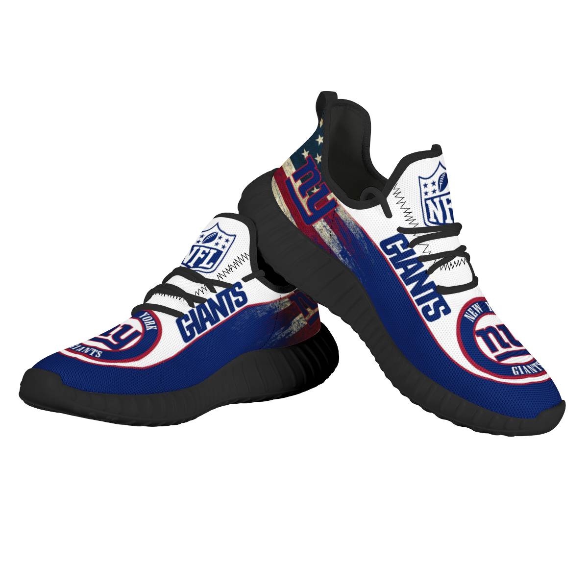 Men's NFL New York Giants Mesh Knit Sneakers/Shoes 002
